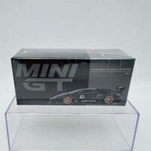 MINI GT 1:64 LAMBORGHINI COUNTACH LB WORKS BLACK  NOVEDAD