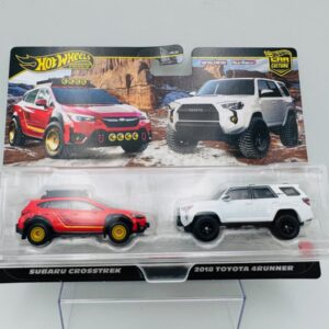 HOTWHEELS 1:64 SET SUBARU CROSSTREK Y TOYOTA 4RUNNER  NOVEDAD