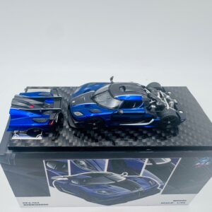 DEMON KING 1:64 KOENIGSEGG ONE1 BLUE SINGAPORE EDITION