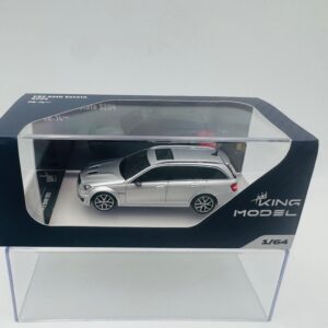 KING MODEL 1:64 MERCEDES C63 AMG W204 SILVER