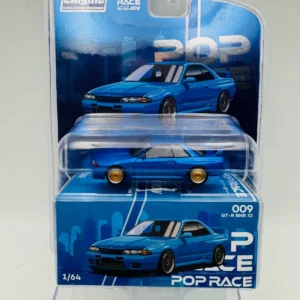 POP RACE 1:64 NISSAN GTR BNR 32