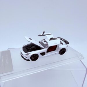 FINE WORKS64 1:64 MERCEDES SLS AMG PEARL WHITE