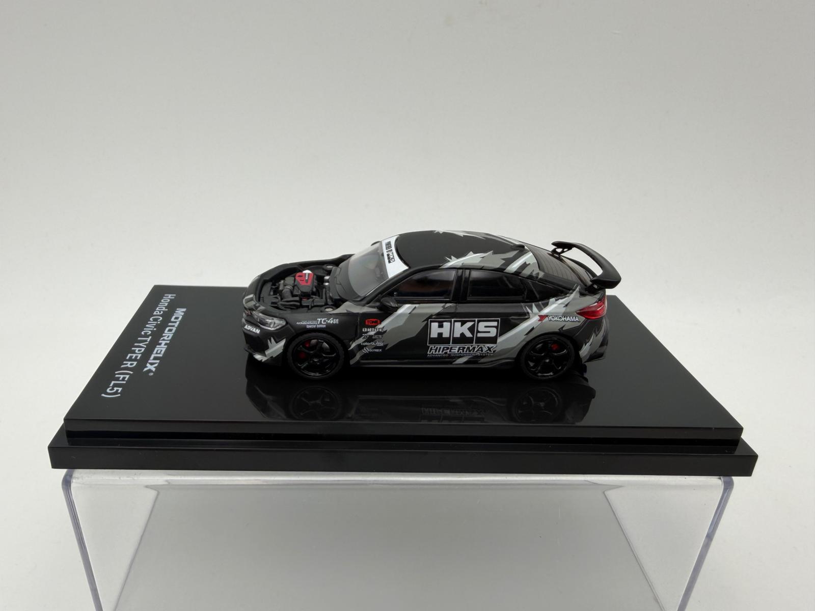 MOTORHELIX 1:64 HONDA CIVIC TYPE R HKS - Imagen 2