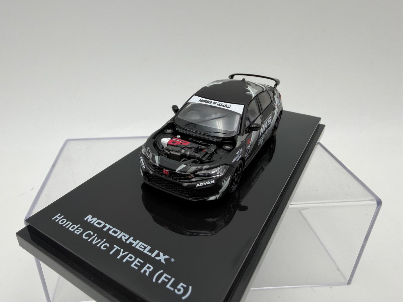MOTORHELIX 1:64 HONDA CIVIC TYPE R HKS - Imagen 3
