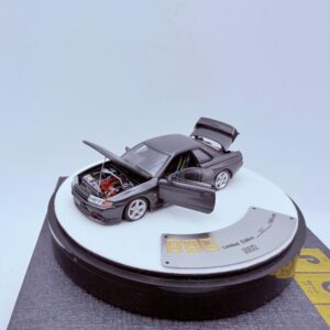 PGM 1:64 NISSAN GTR R32 METALLIC GREY LUXURY