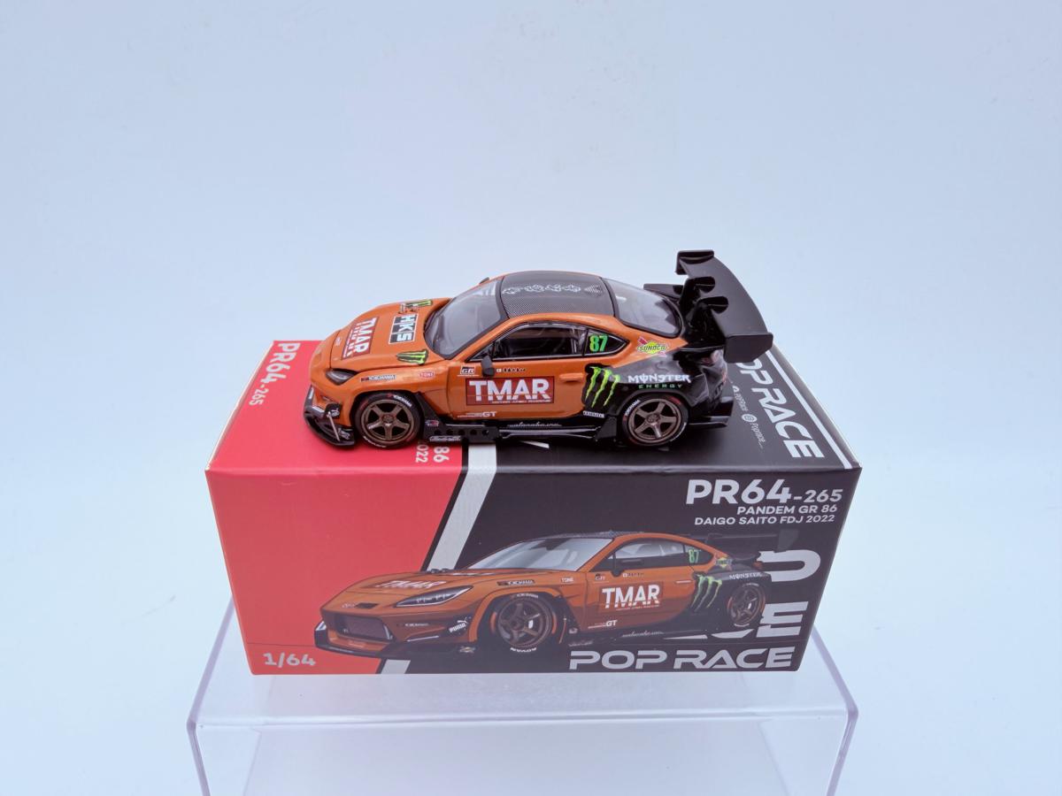 POP RACE 1:64 TOYOTA GR86 PANDEM DAIGO SAITO FDJ