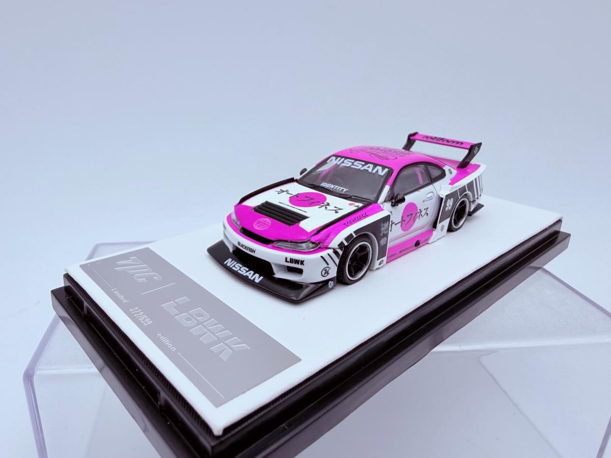 TPC 1:64 NISSAN SILVIA S15 PINK - Imagen 2