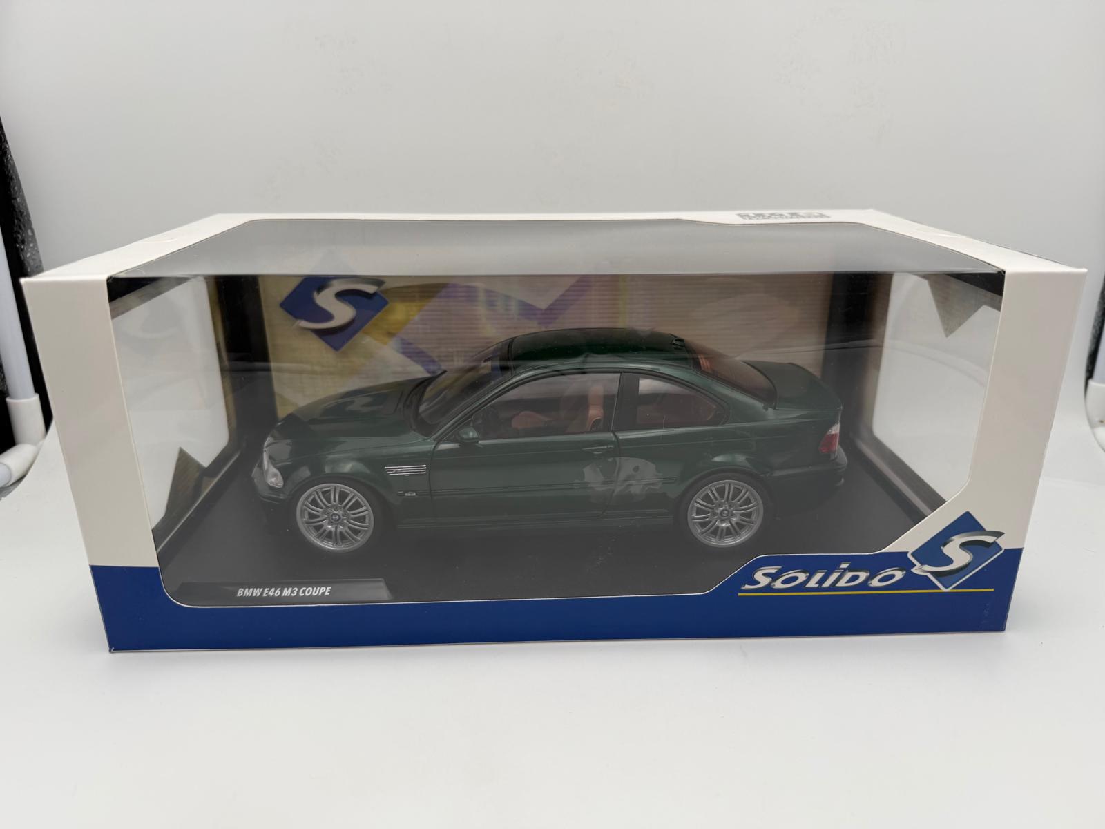 SOLIDO 1:18 BMW E46 M3 COUPE GREEN