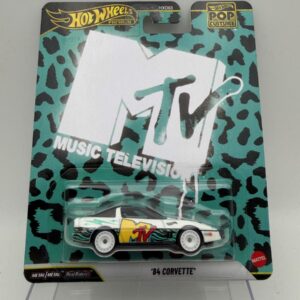 HOTWHEELS 1:64 CORVETTE 84 MTV