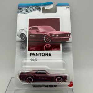 HOTWHEELS 1:64 FORD MUSTANG BOSS 302 PANTONE 195