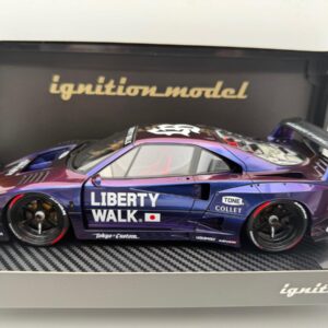 IGNITION 1:18 FERRARI F40 LBWKPURPLE METALLIC