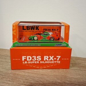 INNO MODELS 1:64 MAZDA RX7 LB SUPER SILHOUETTE NARANJA
