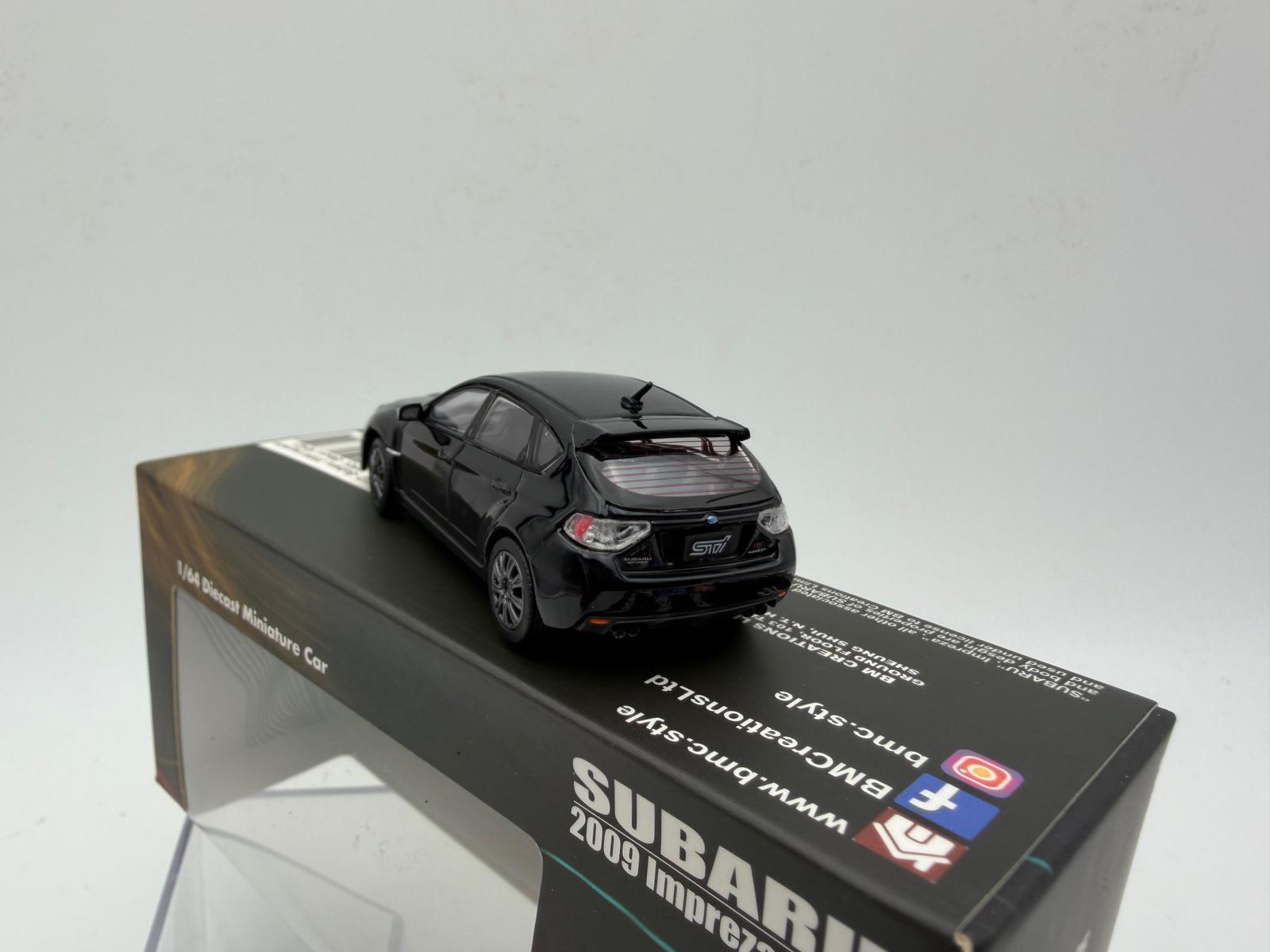 BM 1:64 SUBARU IMPREZA WRX 2009 NEGRO - Image 4