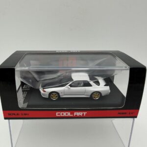 COOL ART 1:64 NISSAN GTR R32 BLANCO