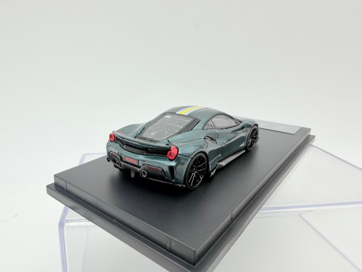 DCM 1:64 FERRARI 488 PISTA NOVITEC BRITISH GREEN - Imagen 4