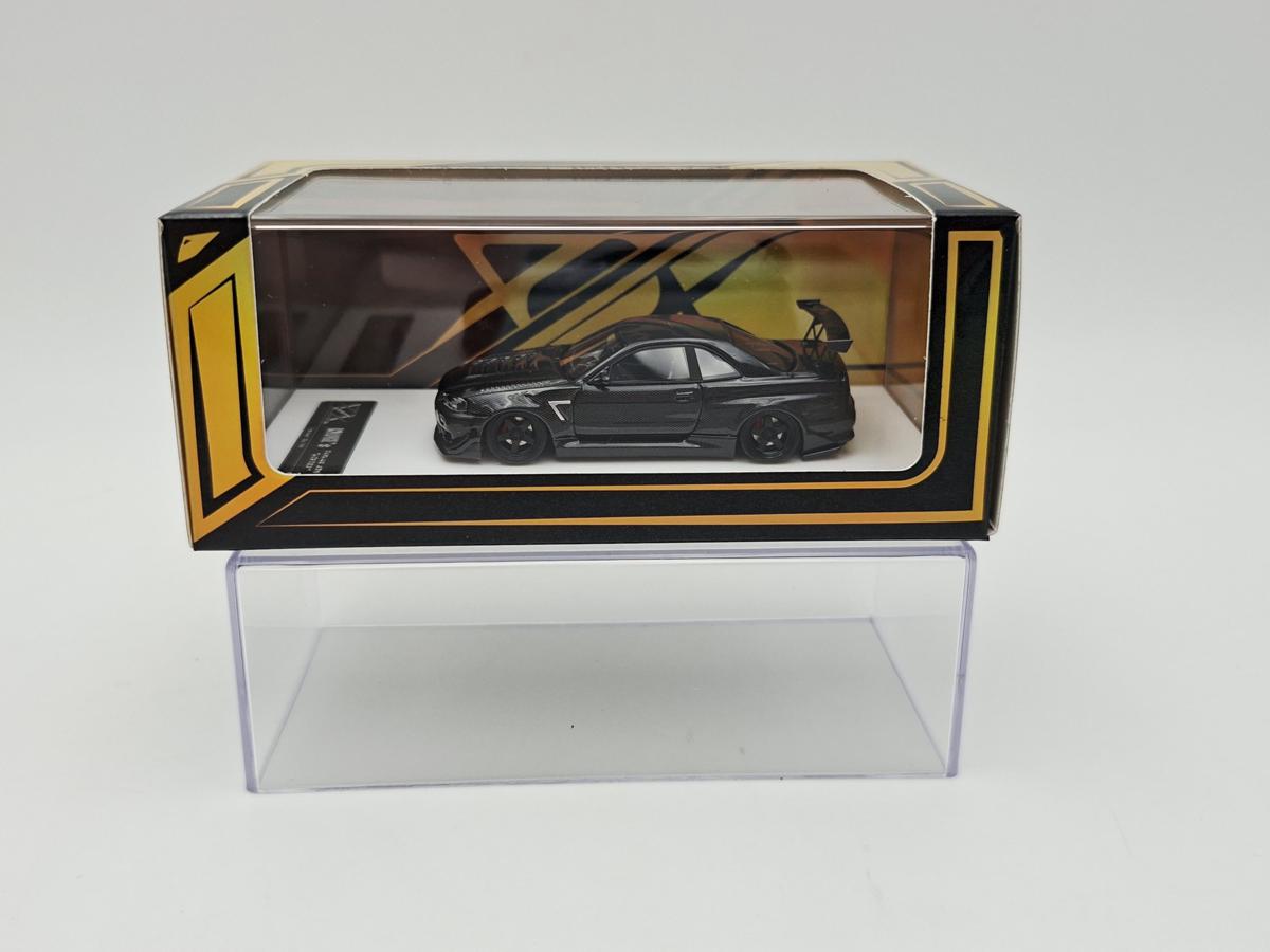 ERROR404 1:64 NISSAN R34 CUSTOM BLACK FULL CARBON