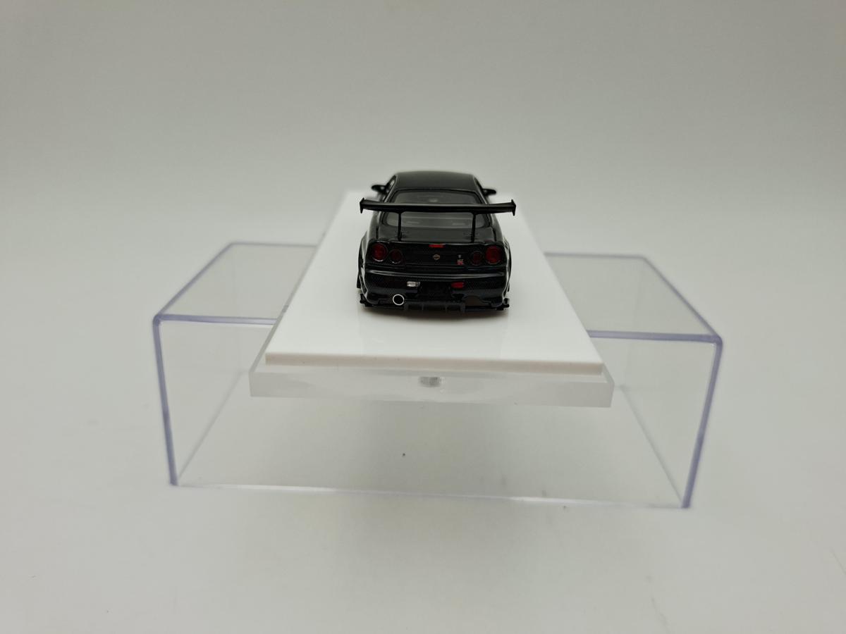 ERROR404 1:64 NISSAN R34 CUSTOM BLACK FULL CARBON - Imagen 5