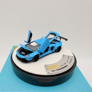 PGM 1:64 LAMBORGHINI AVENTADOR LBWK P700-4 BLUE LUXURY