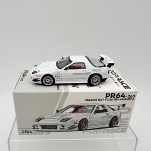 POP RACE 1:64 MAZDA RX7 AMEMIYA WHITE