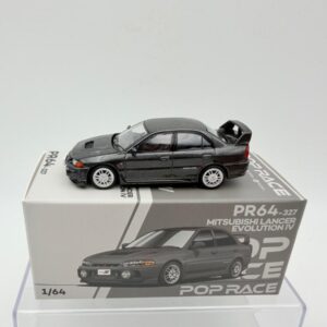 POP RACE 1:64 MITSUBISHI LANCER EVO V DARK GREY