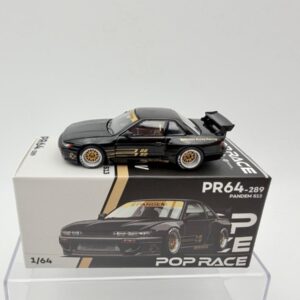 POP RACE 1:64 NISSAN SILVIA S13 PANDEM BLACK
