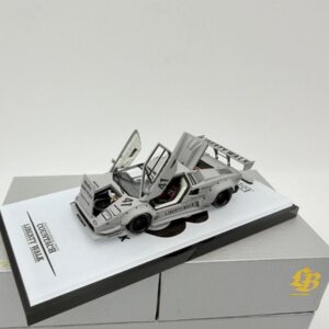 TOP ART 1:64 LAMBORGHINI COUNTACH LB WORKS COMBAT GRAY GLAMAWORKS EXCLUSIVE