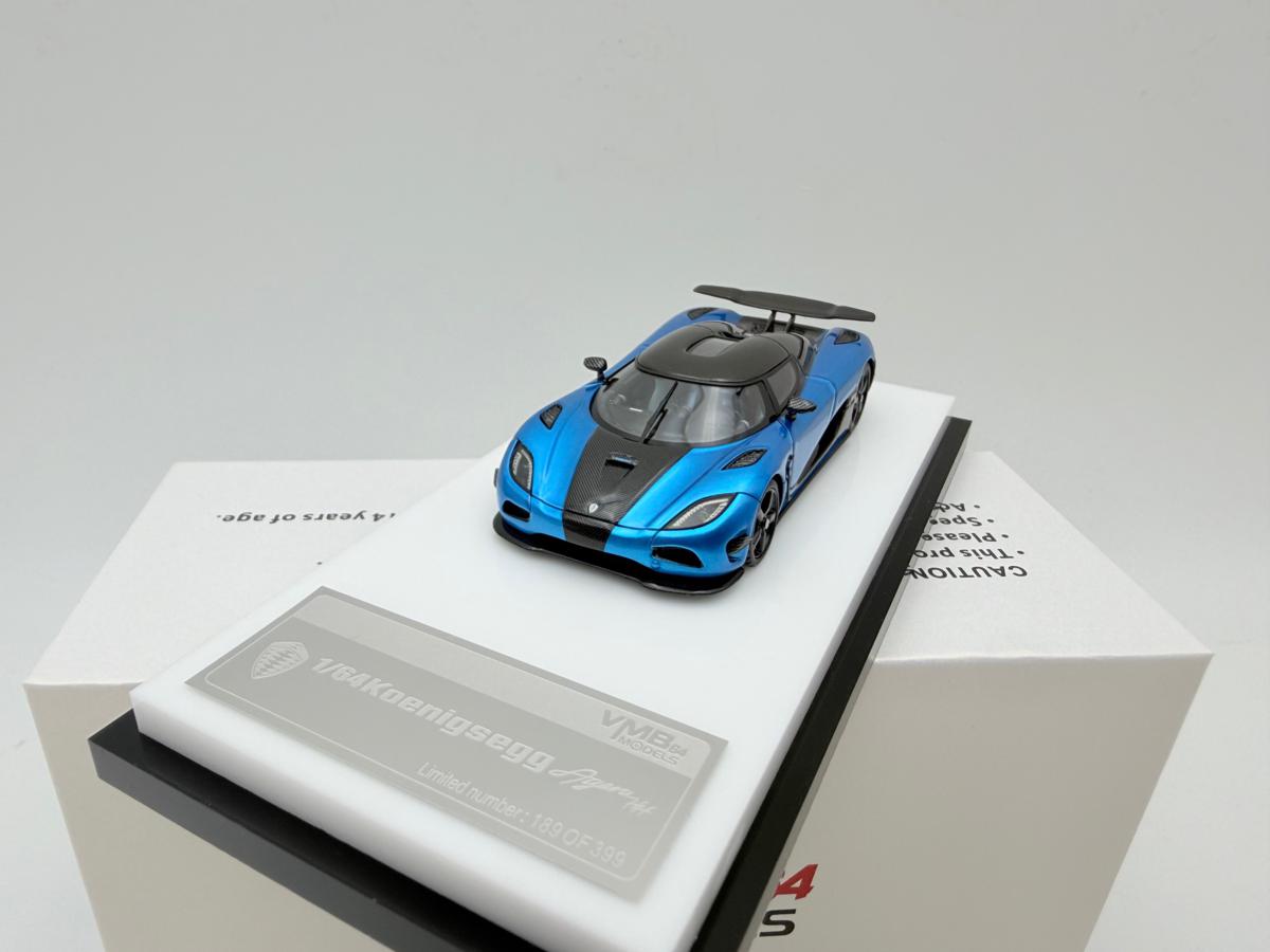 VMB 1:64 KOENIGSEGG AGERA RS MONTEREY BLUE - Imagen 3