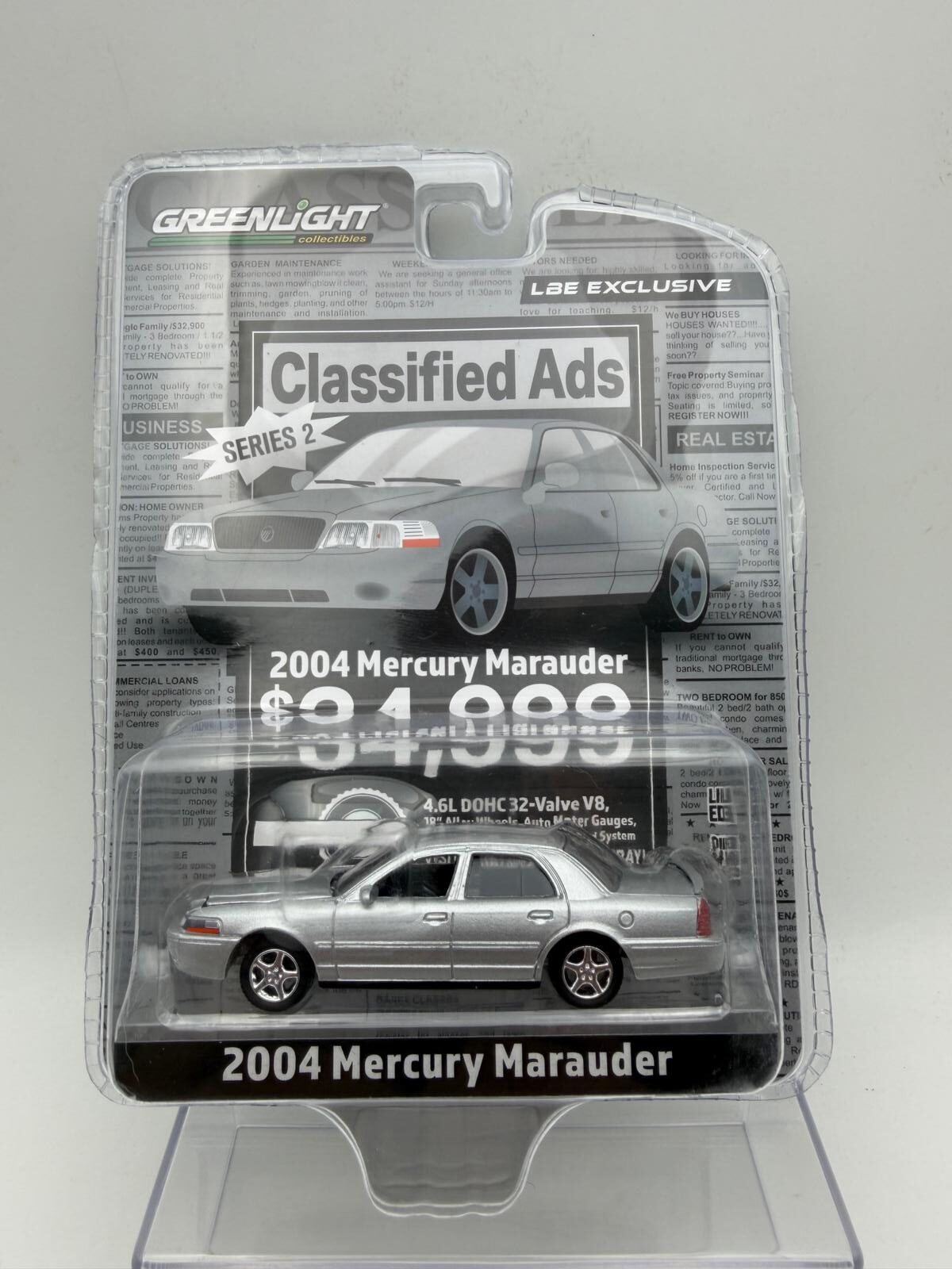GREENLIGHT 1:64 MERCURY MARAUDER 2003 SILVER