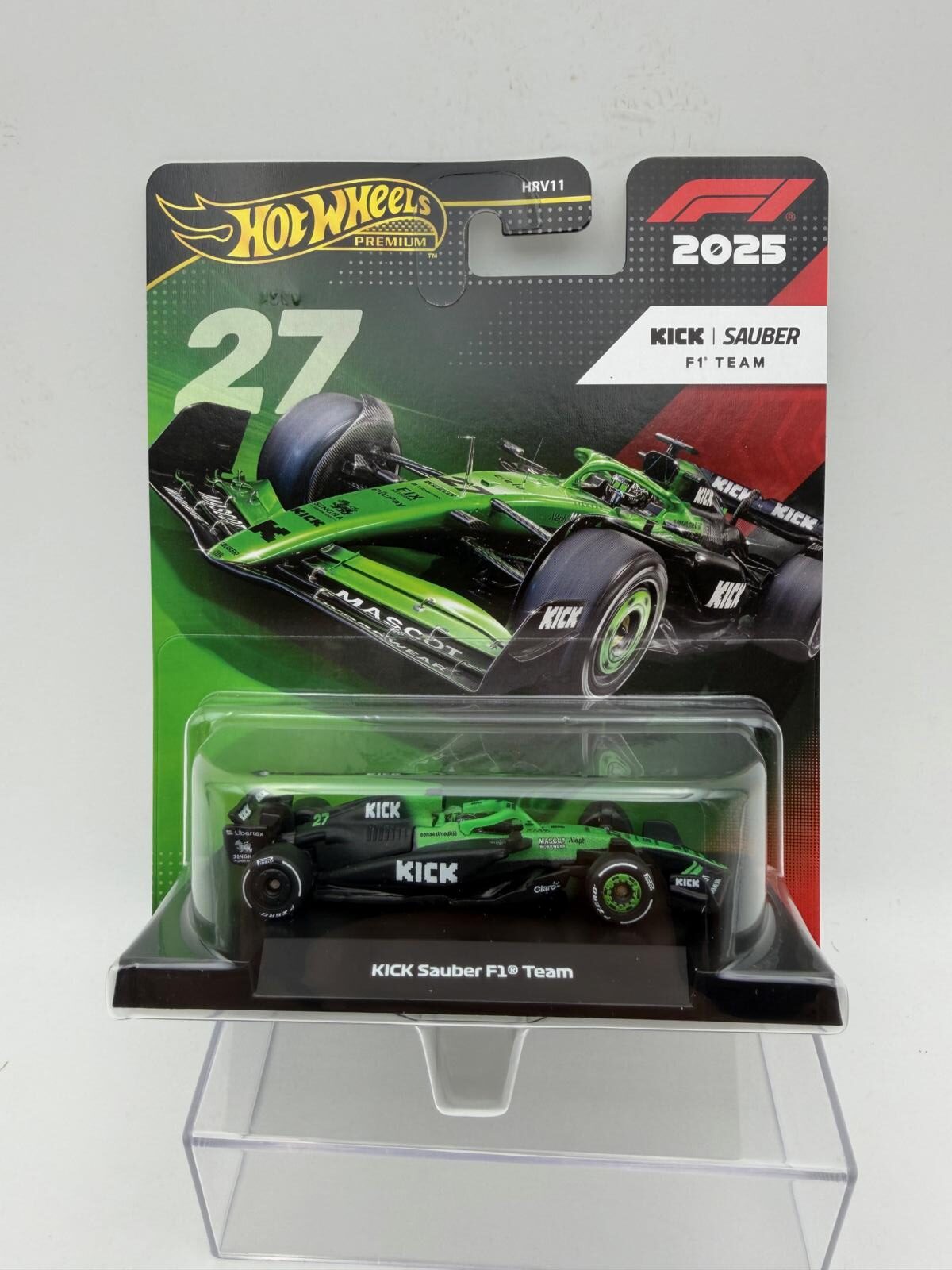 HOTWHEELS 1:64 F1 TEAM KICK SAUBER Nº27