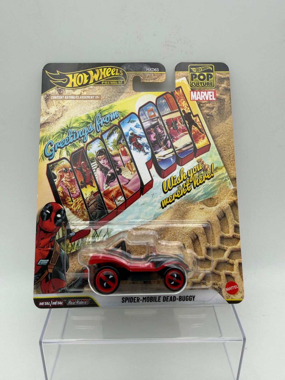 HOTWHEELS 1:64 SPIDER MOBILE DEAD BUGGY