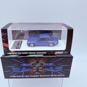 INNO MODELS 1:64 FORD ESCORT MK2 PANDEM EMOTIOM RETRO HAVOC BLUE NOVEDAD