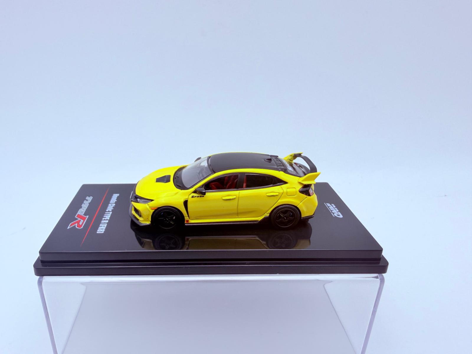 INNO MODELS 1:64 HONDA CIVIC TYPE R FK8 YELLOW NOVEDAD - Imagen 2