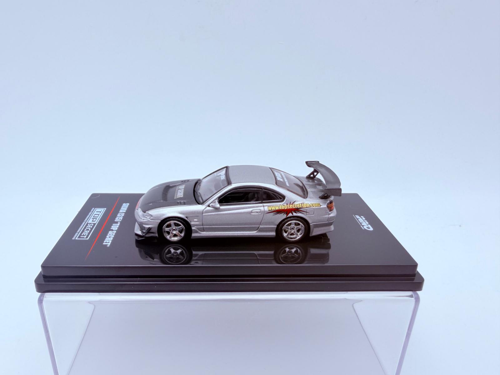 INNO MODELS 1:64 NISSAN SILVIA S15 TOP SECRET SILVER NOVEDAD - Imagen 2