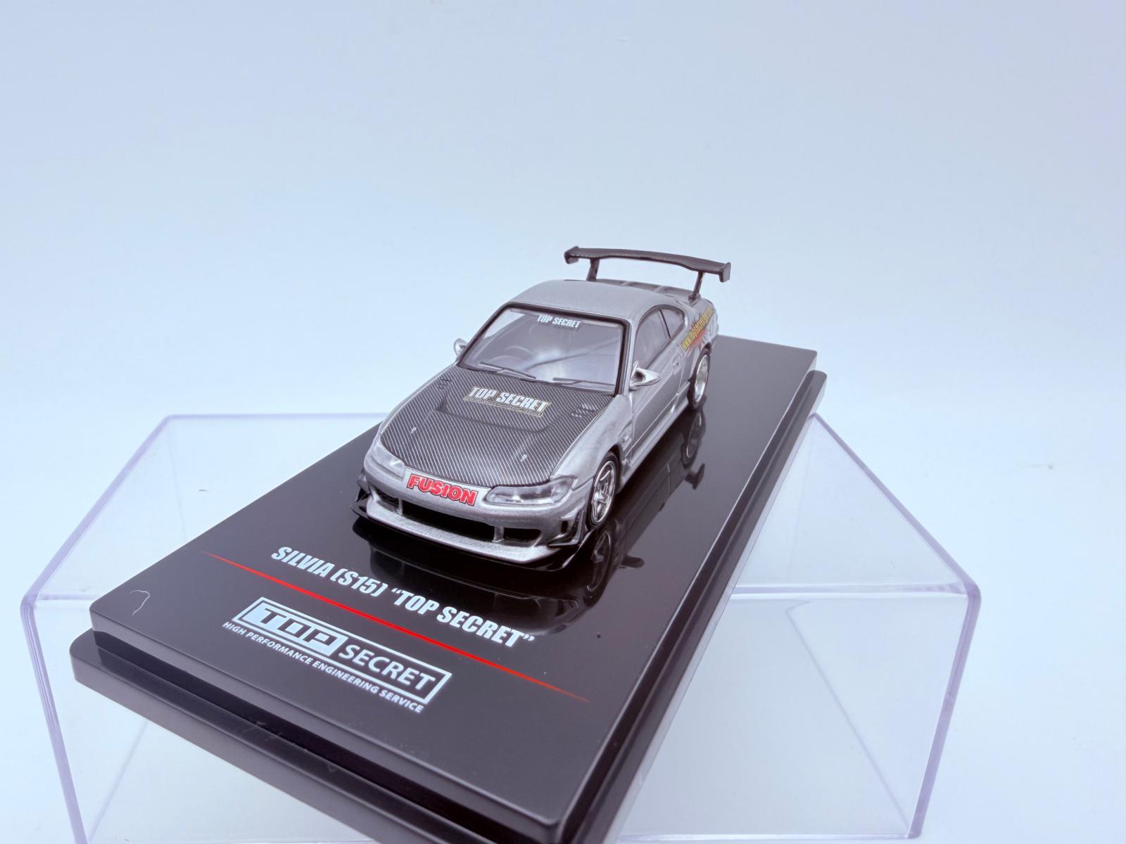 INNO MODELS 1:64 NISSAN SILVIA S15 TOP SECRET SILVER NOVEDAD - Imagen 3