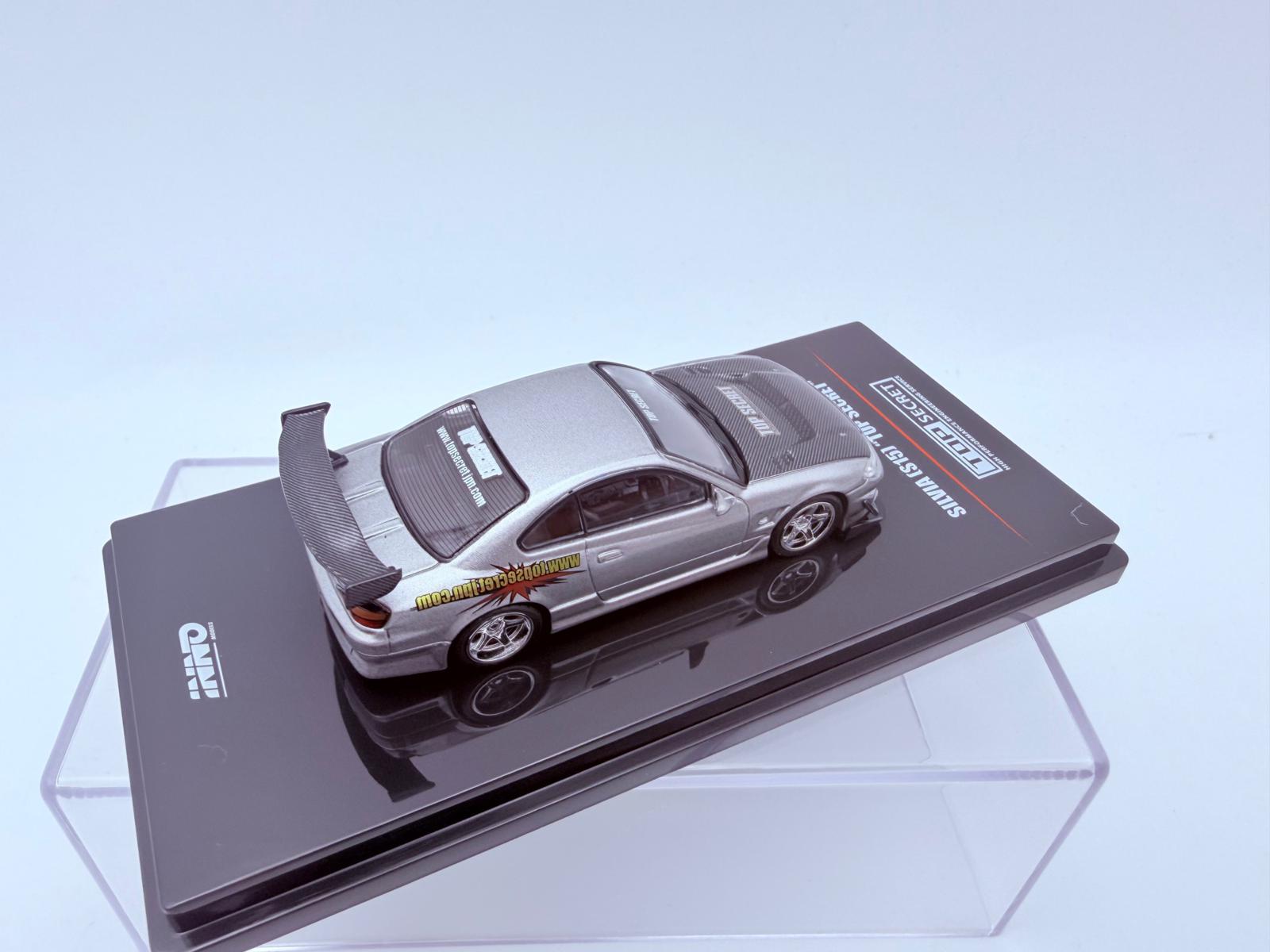 INNO MODELS 1:64 NISSAN SILVIA S15 TOP SECRET SILVER NOVEDAD - Imagen 4