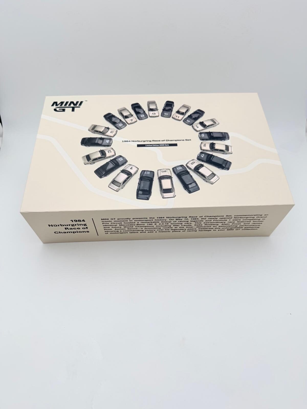MINI GT 1:64 SET MERCEDES 190E 1984 NURBURGRING