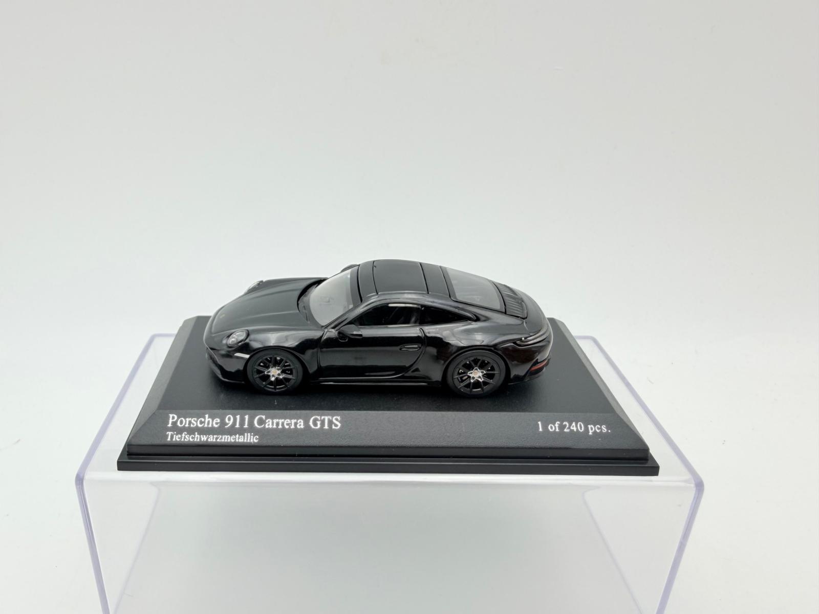 MINICHAMPS 1:64 PORSCHE 911 CARRERA 2025 BLACK METALLIC