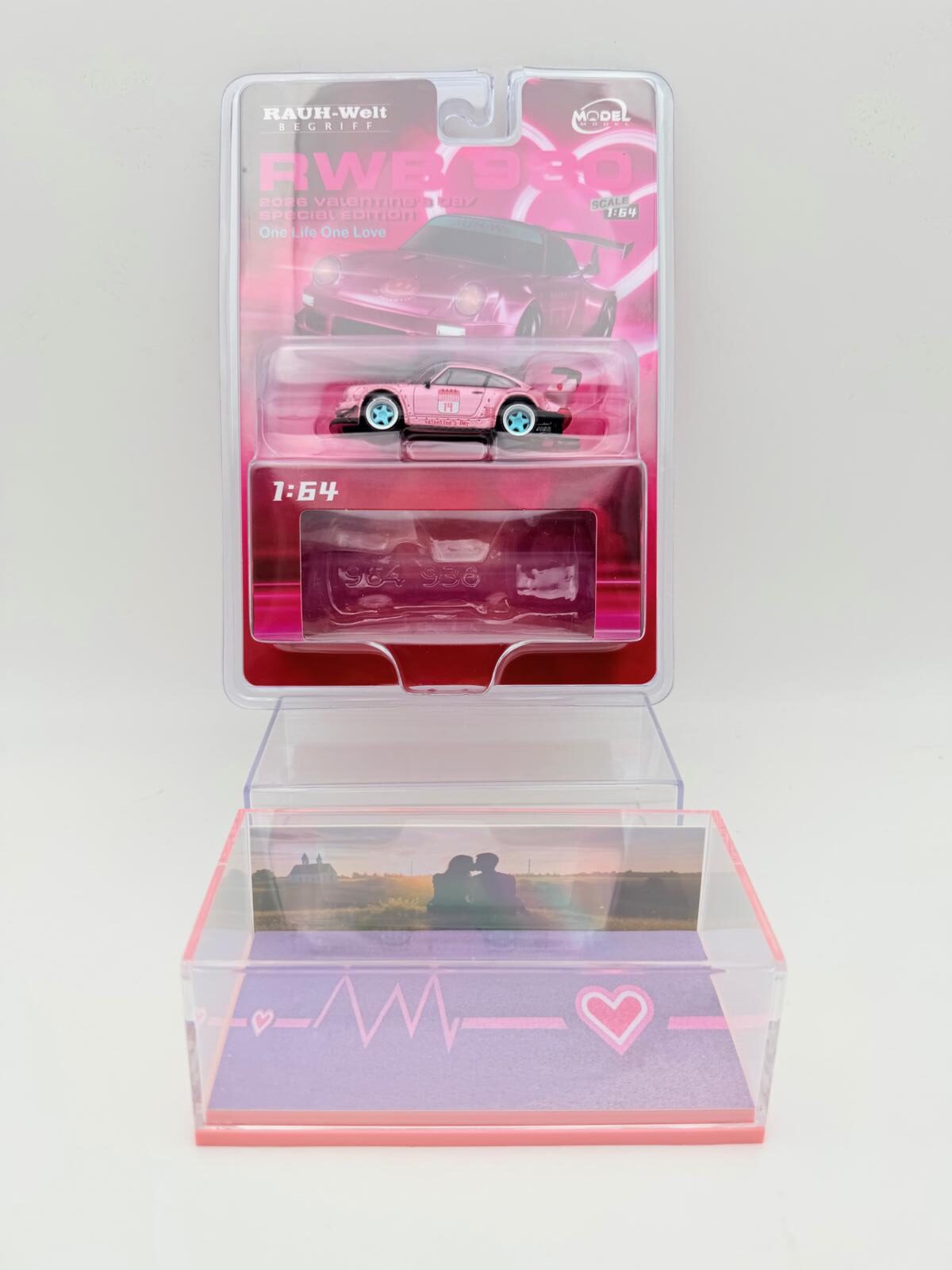 MODEL IDEA 1:64 PORSCHE RWB 930 PINK