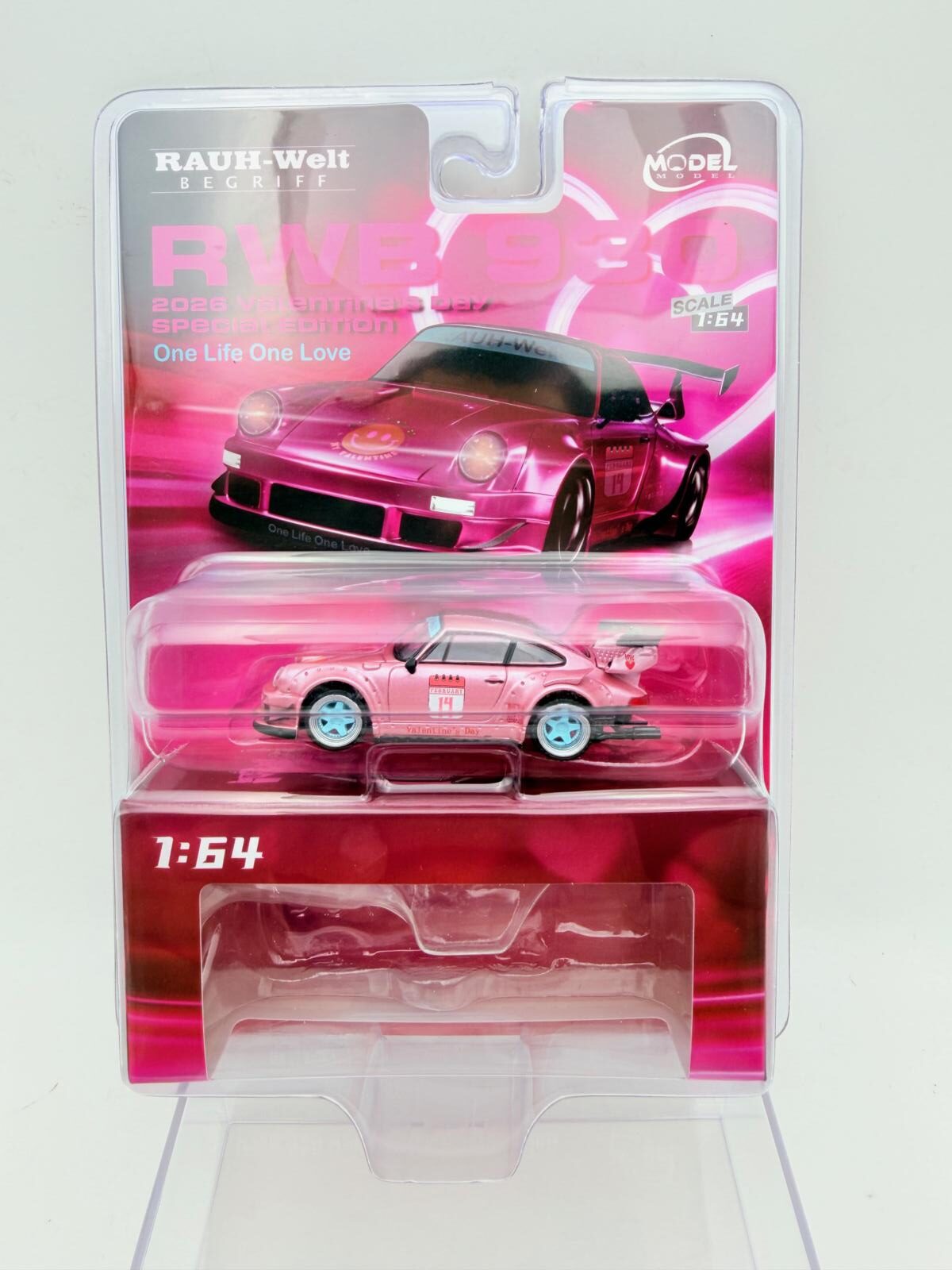 MODEL IDEA 1:64 PORSCHE RWB 930 PINK - Imagen 2