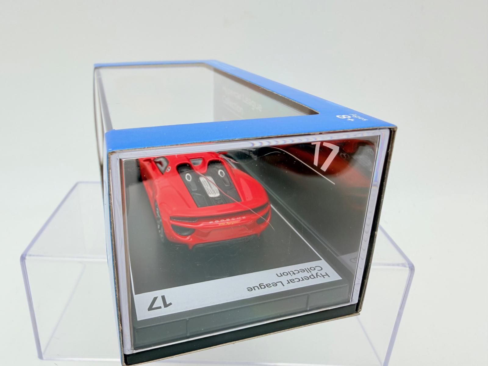 POSTERCARS 1:64 PORSCHE 918 SPYDER ROJO - Imagen 3
