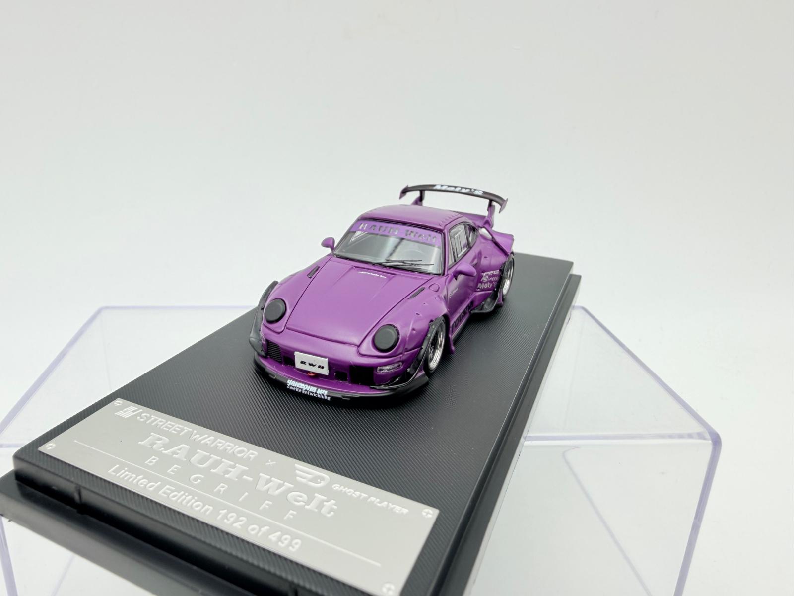 STREET WARRIOR 1:64 PORSCHE 993 RWB MATTE PURPLE - Imagen 2