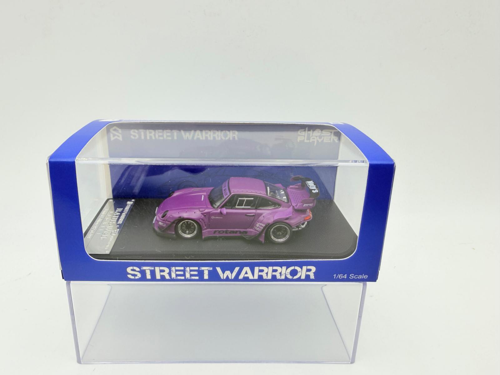 STREET WARRIOR 1:64 PORSCHE 993 RWB MATTE PURPLE - Imagen 5
