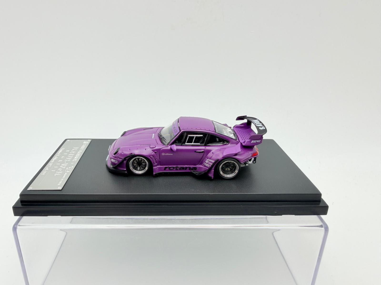 STREET WARRIOR 1:64 PORSCHE 993 RWB MATTE PURPLE